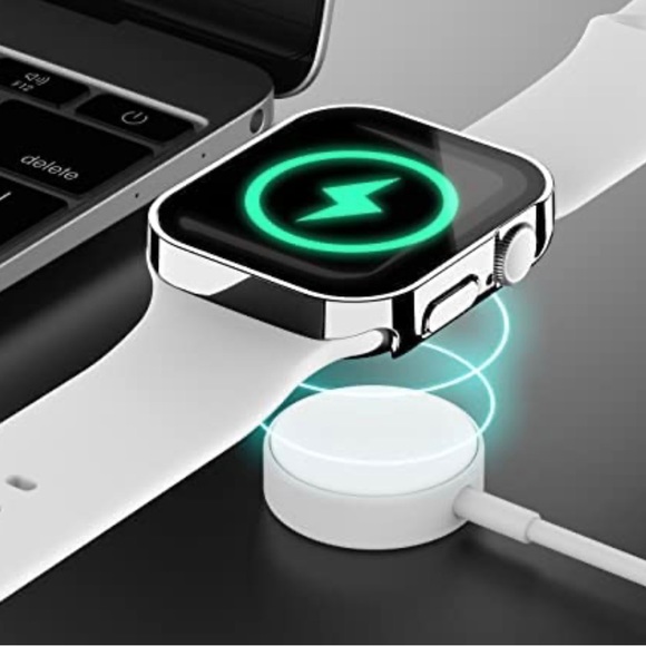 Adepoy 2 Pack Hard Case Compatible with Apple Watch 44mm Series 6 SE Series 5 - Picture 9 of 12